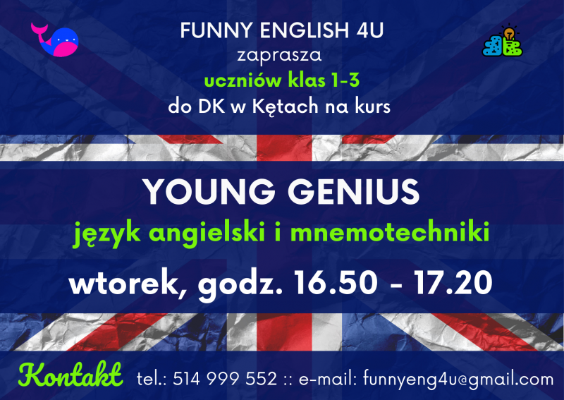 Funny English 4U zaprasza na Young Genius